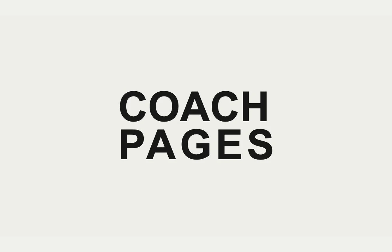 Coach Pages project thumbnail