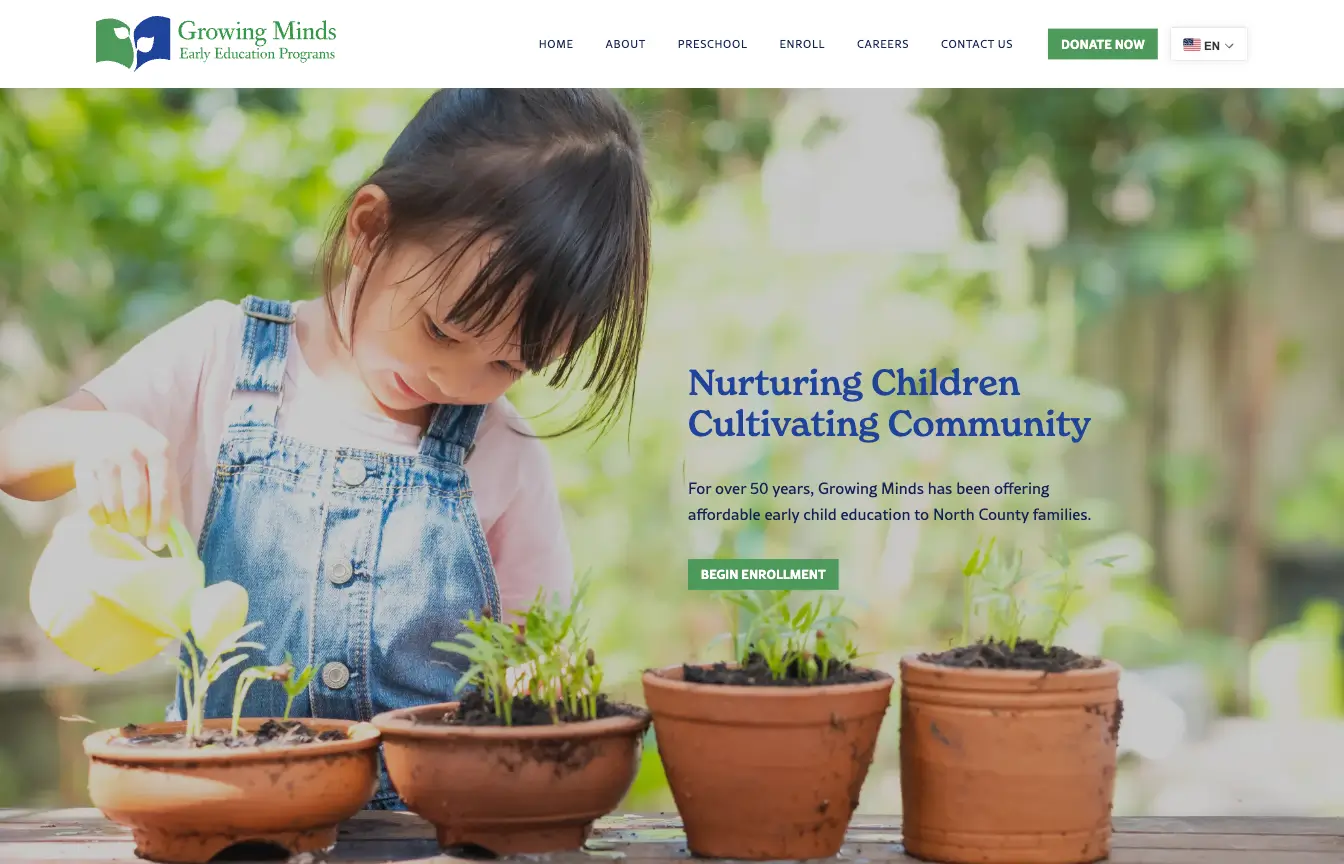 Growing Minds project preview