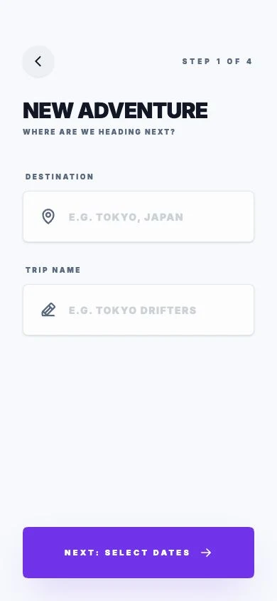 Saan Basic Information screen