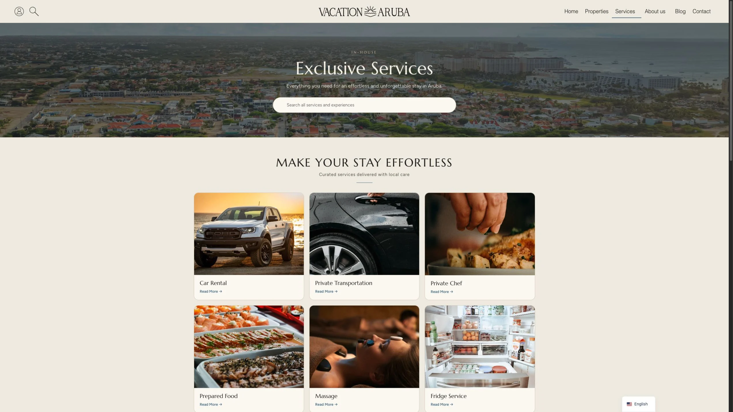 Vacation Aruba project preview