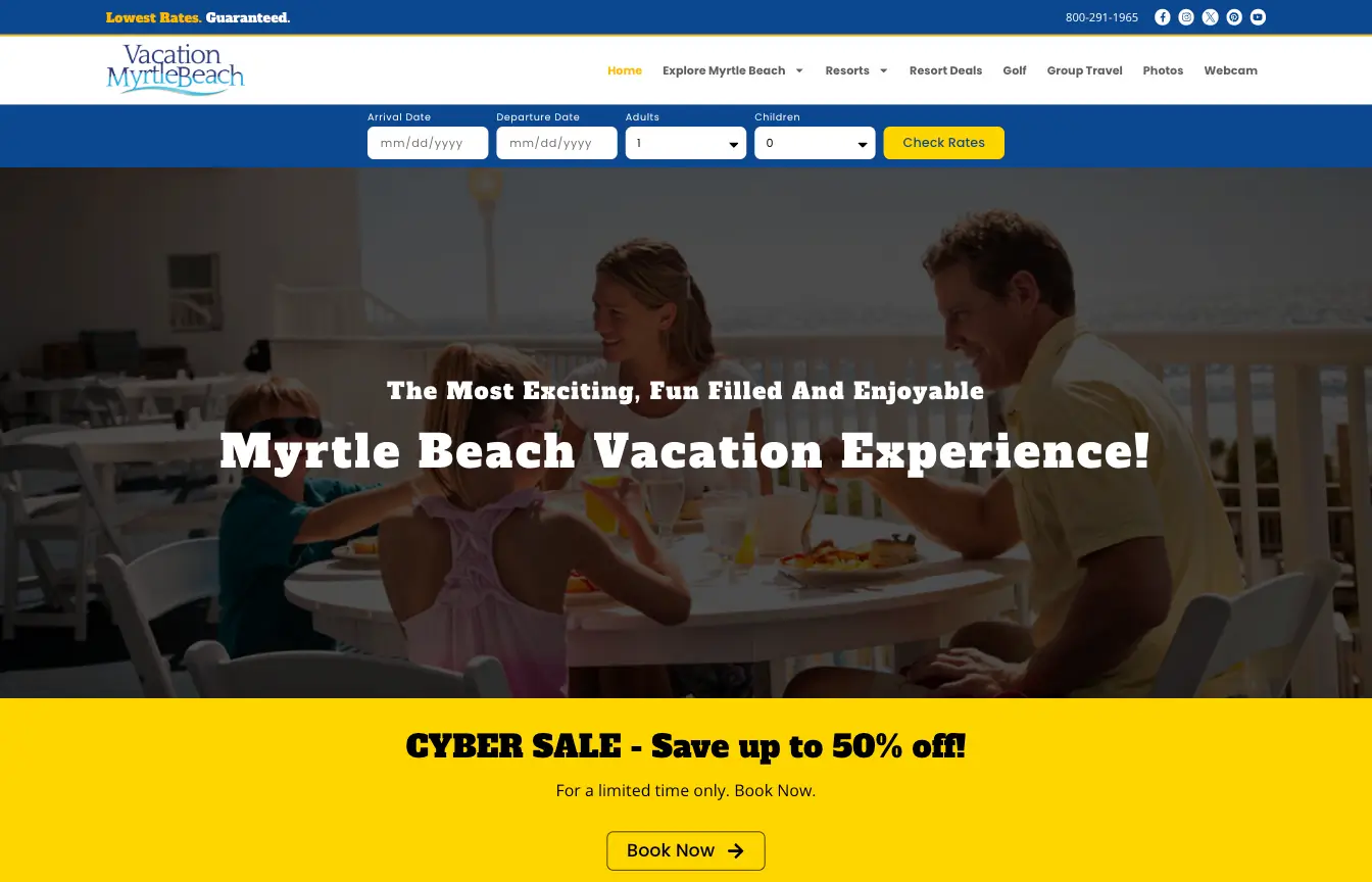 Vacation Myrtle Beach project preview