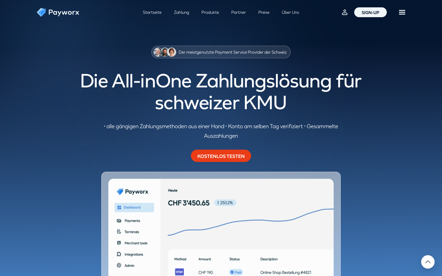 Payworx website project